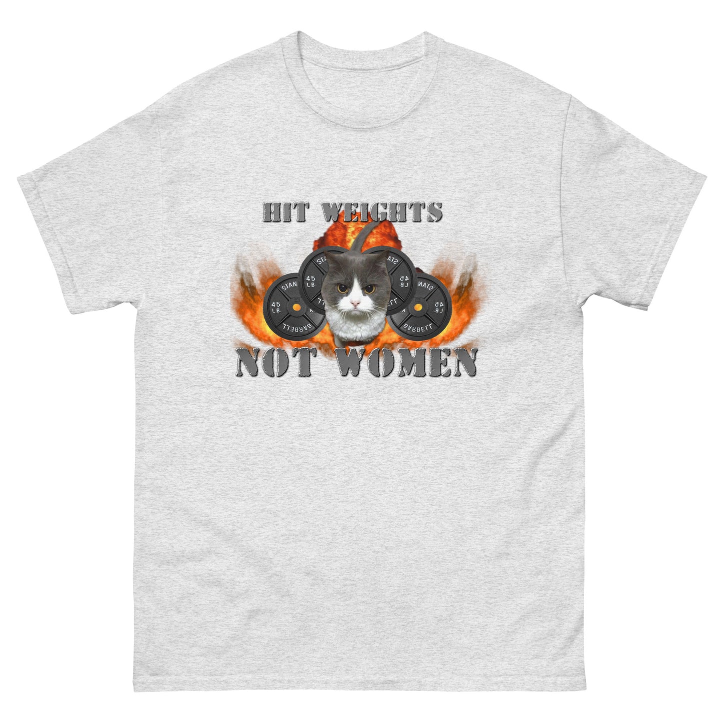 HIT WEIGHTS NOT WOMEN TEE