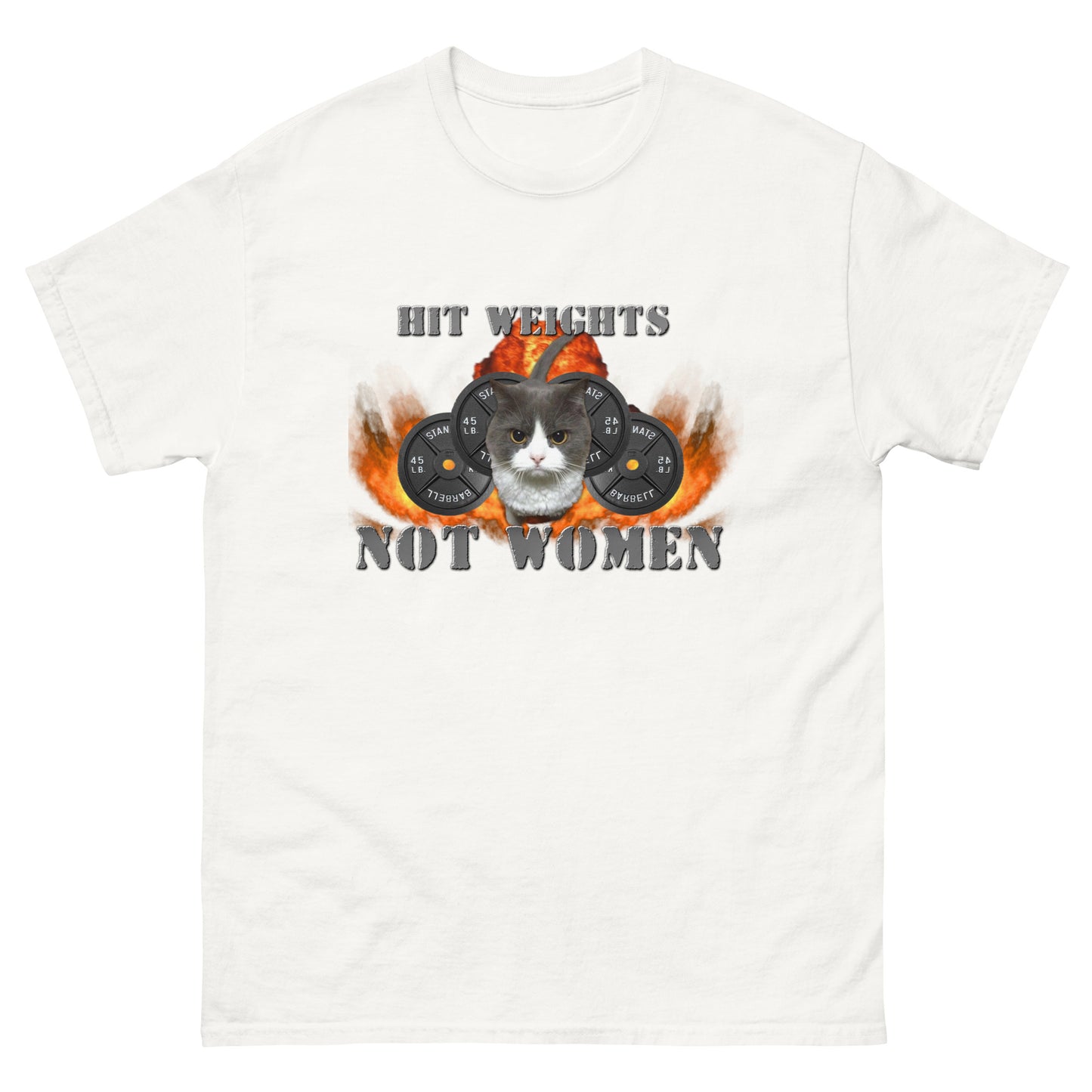 HIT WEIGHTS NOT WOMEN TEE