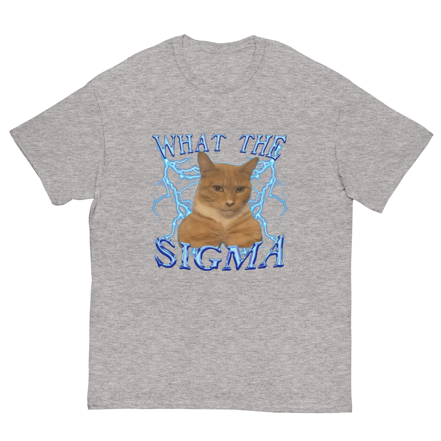 WHAT THE SIGMA CAT TEE