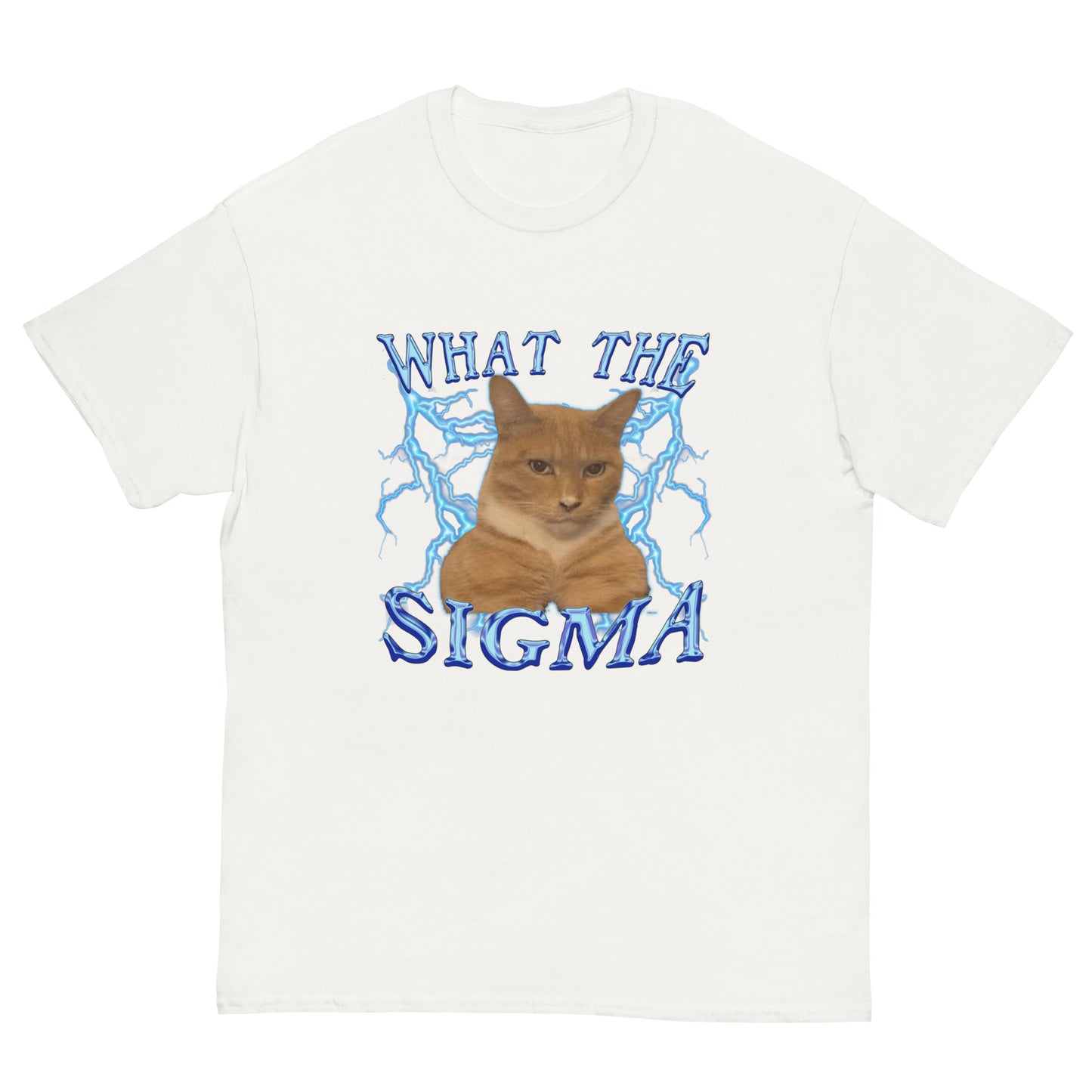 WHAT THE SIGMA CAT TEE